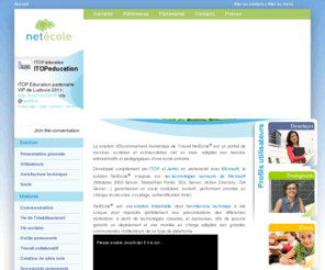 netmaternelle.net: NetEcole - Environnement Numérique de Travail (ENT) intuitif et performant
DESCRIPTION