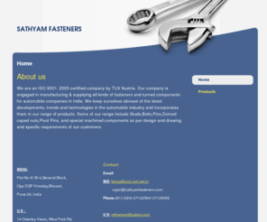 sathyamfasteners.com: SATHYAM FASTENERS - Home
SATHYAM FASTENERS