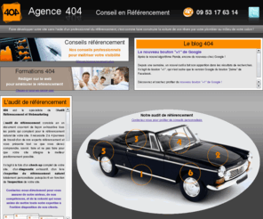 404-creation.com: Audit de Référencement
404 Création, expert de l'Audit Référencement et WebMarketing. Un audit exhaustif de votre site pour parfaire votre visibilité.