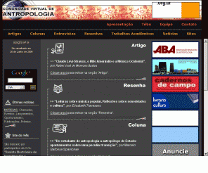 antropologia.com.br: ..:: Comunidade Virtual de Antropologia ::..
