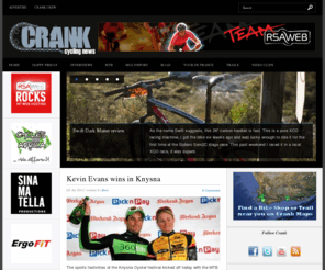 crank.co.za: Crank - South African Cycling News
The latest Mountain biking and Road Cycling news in South Africa