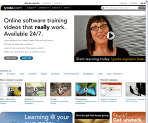 lyndastraining.com: Software training online-tutorials for Adobe, Microsoft, Apple & more
Software training & tutorial video library. Our online courses help you learn critical skills. Free access & previews on hundreds of tutorials.