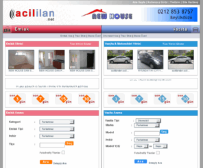 acililan.net: .:: acililan.net ::. Trkiyenin Gzde Ilan Portalı  (emlak,otomobil,kiralik,satılık,... ilanlarınız burada)
acililan,kiralk,arsa,beylikdz,bykekmece,otomobil,oto,taksi,otoilan,ilanoto,otolar,arabalar