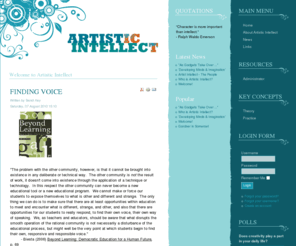 artisticintellect.com: Welcome to Artistic Intellect
Artistic Intellect - a site dedicated to art, empathy and education