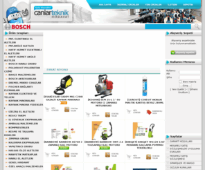 canlarteknik.com: Bosch Elektrikli El Aletleri,Dremel, Skıl,Hırdavat,Kaynak Grubu Satışı-Canlar Teknik Hırdavat
profesyonellere yönelik hırdavat marketi