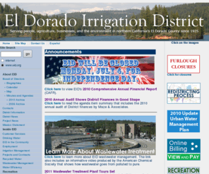 eid.org: El Dorado Irrigation District - Site Index
