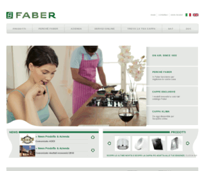 faberspa.biz: Cappe aspiranti per cucina Faber S.p.A.
Faber produttore leader di cappe aspiranti di design per cucina