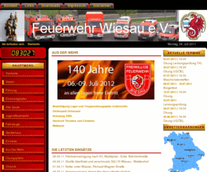 feuerwehr-wiesau.de: Feuerwehr Wiesau - Startseite
Feuerwehr Wiesau, Feuerwehr, 112, Wiesau, Stiftland, Landkreís Tirschenreuth, Oberpfalz, Feuerwehr Wiesau, Feuerwehr 112, Feuerwehr Landkreis Tirschenreuth, Land der 1000 Teiche, Steinwald,