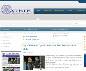 ghie.org.gh: Ghana Institution of Engineers (GhIE)
The official website of the Ghana Institute of Engineers