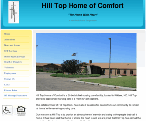 hthc.org: Long Term Care, Hill Top Home of Comfort Killdeer, ND Home
Hill Top Home is a skilled nursing facility providing PT, OT, and SLP therapies; activities; dietary; laundry and housekeeping services to our residents.