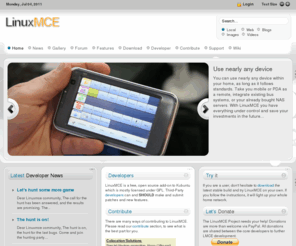 linuxmce.com: Welcome to LinuxMCE
Linux Based home automation software. Managing media, lighting, security and voip systems