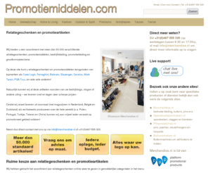 promotiemiddelen.com: Promotiemiddelen.com | Relatiegeschenken en promotie met uw logo
Relatiegeschenken bestellen bij Promotiemiddelen.com, dé online groothandel! Promotieartikelen bedrukken met logo. Pennen, caps, aanstekers en veel meer!