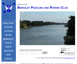 berkeleypaddlingclub.org: Berkeley Paddling and Rowing Club
