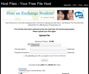 host-files.com: Host Files - Your Free File Host - Host-Files.com is your source for free file web hosting
Free File Hosting Script