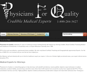 physiciansforquality.com: Physicians For Quality | Credible Medical Experts
Credible Medical Experts