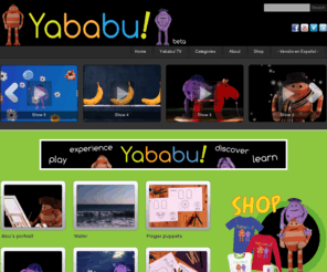 yababu.com: Yababu! | Yababu! is a web show especially conceived for preschool children and their parents.
Yababu! is a web show especially conceived for preschool children and their parents.