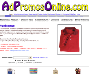 adpromosonline.net: Ad Promos Marketing & Branding - Promotional Branding Marketing
YOUR WEBSITE DESCRIPTION HERE