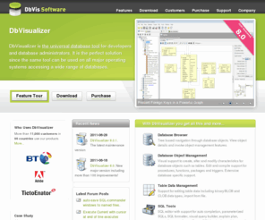 dbvis.com: DbVisualizer - The Universal Database Tool
The Universal Database Tool