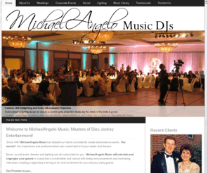 michaelangelomusic.net: Welcome to MichaelAngelo Music: Masters of Disc Jockey Entertainment!
The Masters of Disc Jockey Entertainment in Southern California.