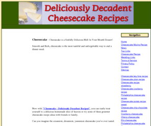 cheesecake-recipes-secrets.com: Cheesecake Recipes Article
Cheesecake Recipes resources