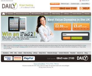 dno-tomorrow.com: dno-tomorrow.com - registered by Daily.co.uk
Daily.co.uk provides cheap web hosting, domain name registration and website building packages