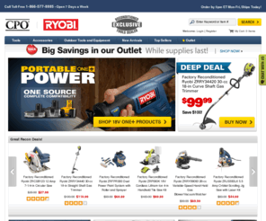 ryobireconditioned.com: Ryobi Tools | Ryobi Drill | Ryobi Trimmer | Ryobi at CPO
CPO Ryobi is your source for the world's largest selection of Certified Factory Reconditioned Ryobi power tools and outdoor equipment.