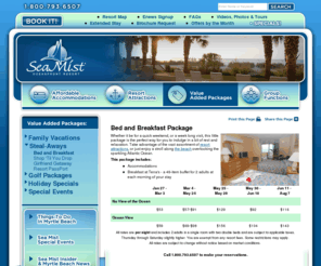 seamistgreatescapes.com: Affordable Packages at Sea Mist Oceanfront Resort
In addition to great Summer Packages, Sea Mist has exceptional Myrtle Beach getaway packages September through April. This is the most relaxing time to be at the beach!