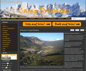 campdolomiti.com: Welcome to Camp Dolomites
Cycling Camp, Hiking Camp, Running Camp in the Italian Dolomites