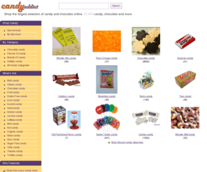 candyaddict.net: Candy Addict - Shop the largest selection candy and chocolate online and read unbiased candy reviews
The tastiest collection of candy, chocolate, and candy reviews online.