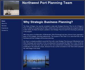 nwportplanning.com: Northwest Port Planning Team
Consultancy specializing in strategic planning and solutions for Northwest ports