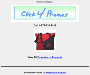 click4promotionalproducts.com: Promotional Products Business Promotional Products
Promotional Products, Business Promotional Products and great Promotional Products for the holidays.