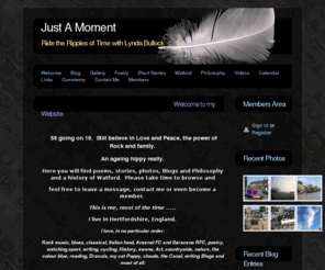 myjustamoment.com: Welcome - Just A Moment
This is my home page