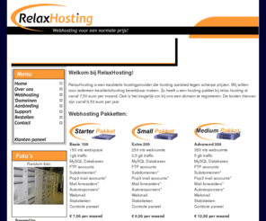 relaxhosting.org: RelaxHosting | Webhosting voor een scherpe prijs!
