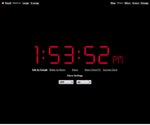 relojenlinea.com: Online Alarm Clock
Online Alarm Clock - Free internet alarm clock displaying your computer time.