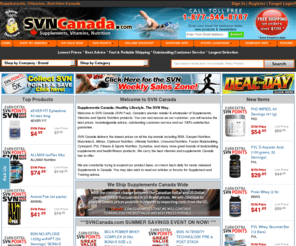 xfuelcanada.com: Supplements Vitamins Nutrition Canada
SVN Canada - The leader in Sports Nutrition and Supplements Canada Wide. 100% satisfaction guarantee. We offer both Retail and Wholesale Prices.