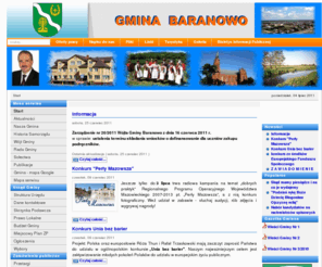 baranowo.pl: Gmina Baranowo - Start
Baranowo, Gmina, Urząd Gminy, aktualności, komunikaty, informacje