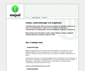 mejsel.se: Mejsel Media & Reklampsykologi AB: Startsida
