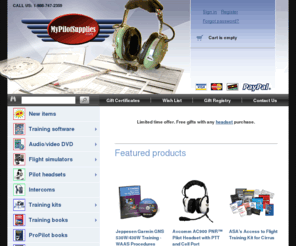 mypilotsupplies.com: myPilotSupplies.com
Discounted brand name pilot supplies. First class customer service.