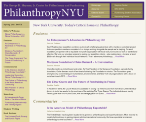 philanthropynyu.com: Philanthropy NYU :: Home
Philanthropy NYU