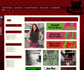 666-kitten.com: 666 Kitten Plus Size Punk Clothing
DIY and Punk Clothing for the Plus Sized Girl