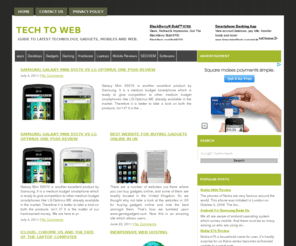 techtoweb.com: Tech To Web
Bringing latest technology news, Gadgets reviews, Mobiles reviews and web development tips to the web.