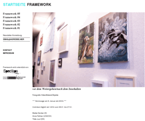 framework-ausstellung.de: Framework-Ausstellungsreihe @ SpecOps, Münster
Framework - Ausstellungsreihe im SpecOps Network, Münster