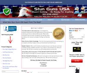 stunguns-usa.com: Buy High Voltage Stun Gun For Sale 5.8 MILLION Volts Powerful Self Defense
We Have A Self Defense Stun Gun For Your Needs Buy Personal Stun Guns All Stun Guns For Sale.