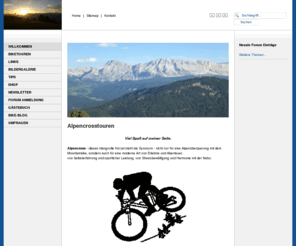 alpencrosstouren.info: Alpencross und Mountainbiketouren | Alles zur Planung einer Alpenueberquerung Alpencross oder Transalp mit dem Mountainbike
Alpenüberquerungen mit dem Mountainbike Meine Reisen und ein Routenplaner zum erstellen einer eigenen Alpenüberqerung Transalp