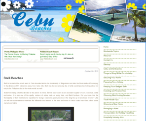 cebu-beaches.com: Cebu Beaches :: Cebu Tours :: Cebu Travels
Take a look at Cebu's all-around guide for top beaches, island tours, budgeting tactics, and resorts for local and foreign visitors.