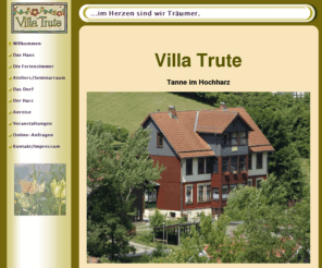 villa-trute.com: Willkommen
Ferienwohnungen & Ferienhäuser & Ferienzimmer & Ateliers & Seminarräume