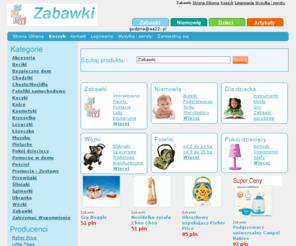 ag2.pl: Zabawki. Ag2.pl. zabawki dla dzieci, wózki dziecięce
Zabawki - internetowy sklep z zabawkami i artykułami dla dzieci, szeroki wybór zabawek i wózki dziecience, klocki, lalki, gry, interaktywne, edukacyjne oraz reklamowane w TV.