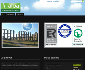 alba2002.com: inicio - ALBA 2002 MONTAJES ELCTRICOS S.L.
