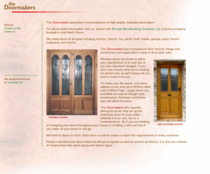 doormakers.co.uk: Welcome to the Doormakers
the Doormakers specialise in the production of high quality, bespoke doors.