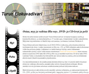 elokuvadivari.com: Turun Elokuvadivari - Ostaa, myy ja vaihtaa Blu-ray-, DVD- ja CD-tallenteita
Blu-ray-, DVD-, CD- ja VHS-antikvariaatti Turussa